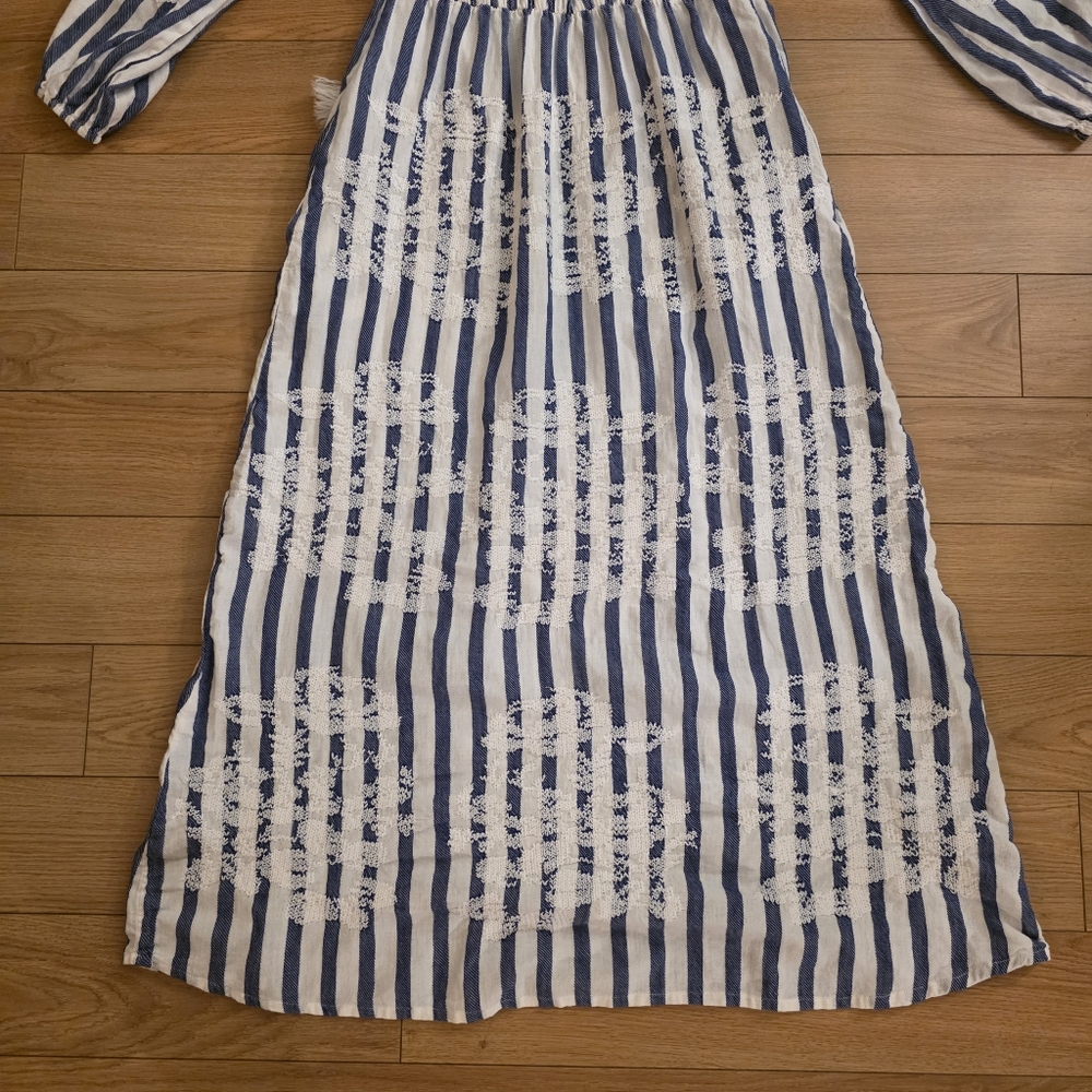 Nimo With Love Long Sleeve Cotton Maxi Dress- S - Picture 13 of 14